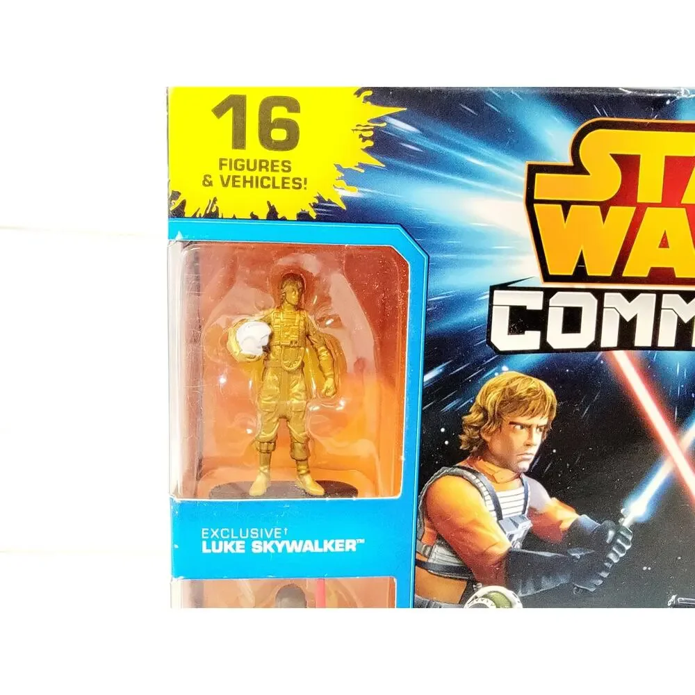 16pc Star Wars Command: Death Star Strike W/ Exclusive Luke & Darth Vader NEW